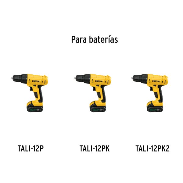 Batería ion litio, 12V, 2 Ah, PRETUL