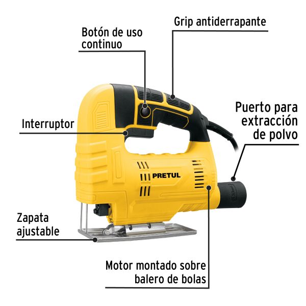Sierra caladora 400 W 3.1 A (24047)