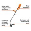 Desbrozadora eléctrica 1000 W mango "D", 14" corte, Truper