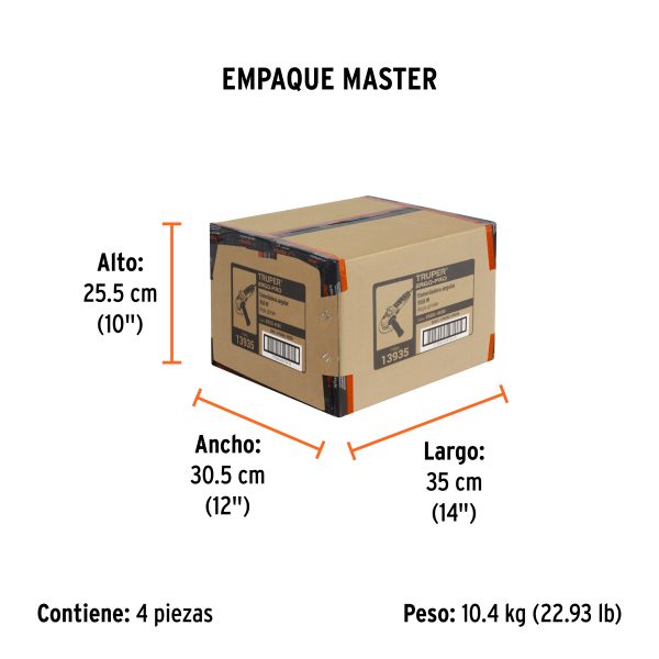 Esmeriladora angular 4-1/2" ERGO-PRO 900 W (13935)