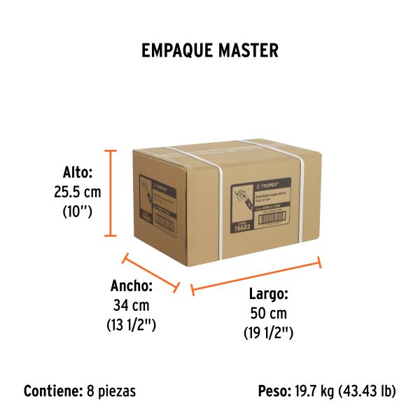 Esmeriladora angular 4-1/2" 800 W profesional (16683)