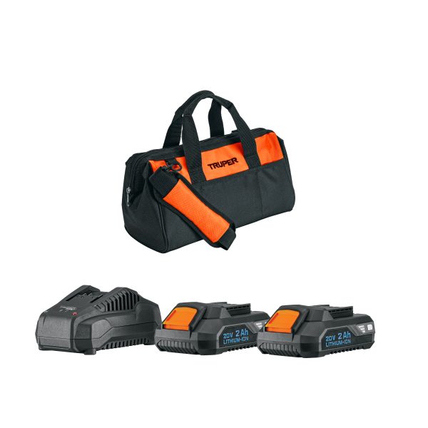 Rotomartillo 1/2", 20V, 2 baterías 2Ah, MAX