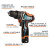 Rotomartillo inalámbrico compacto 12V 3/8" Truper Pro