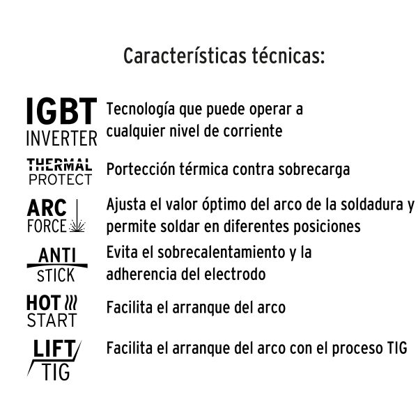 Soldadora inversora 200A, Bi-voltaje 127/220V, TRUPER