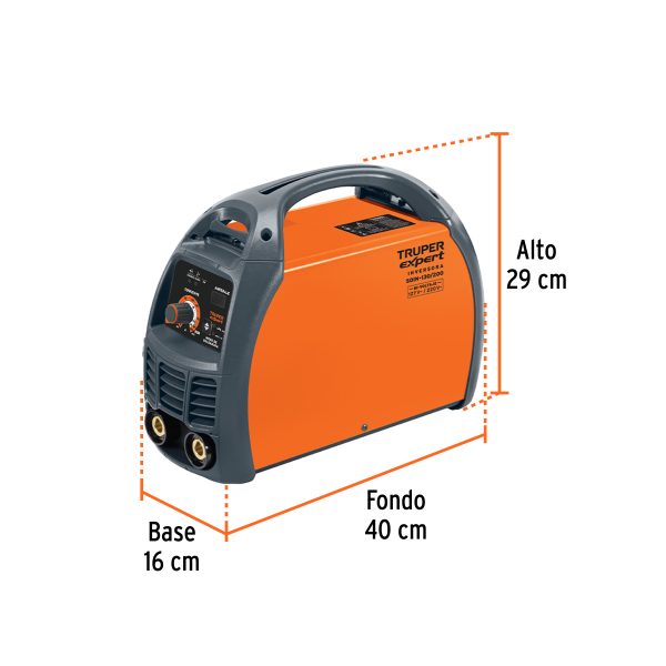 Soldadora inversora 200A, Bi-voltaje 127/220V, TRUPER