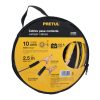 Cables pasa corriente 2.5m, 125 A, 10 AWG, con funda, Pretul