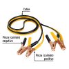 Cables pasa corriente 2.5m, 125 A, 10 AWG, con funda, Pretul