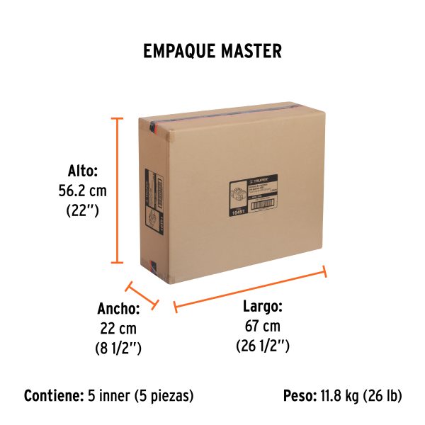 Inversor de corriente de 1200 W con puertos USB, Truper