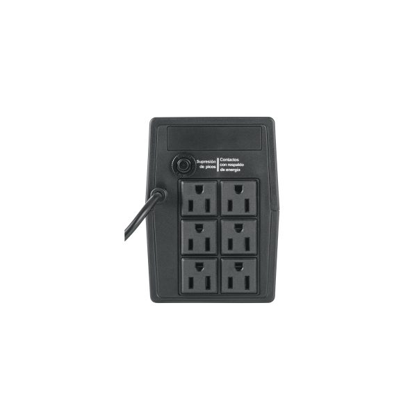 No Break 700 VA / 360 W con 6 contactos, Volteck