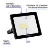 Reflector ultra delgado LED 20 W luz de día, Volteck Basic