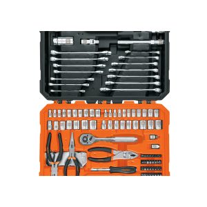 Juego de 119 herramientas 1/4" y 3/8" mixtas para mecánico