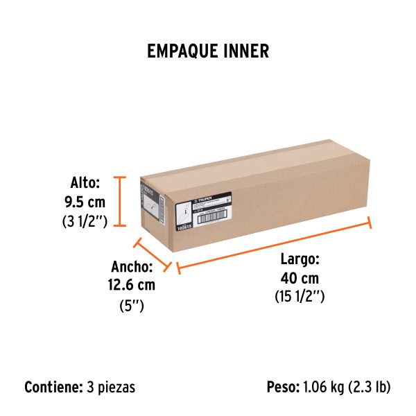 Cuchara para albañil 8" forjada tipo Filadelfia, TRUPER