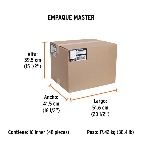 Cuchara para albañil 8" forjada tipo Filadelfia, TRUPER