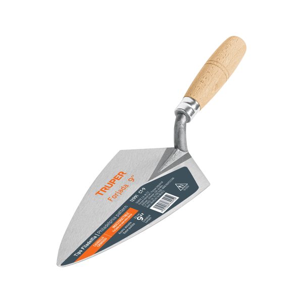 Cuchara para albañil 9" forjada tipo Filadelfia, TRUPER