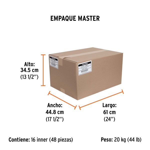 Cuchara para albañil 9" forjada tipo Filadelfia, TRUPER