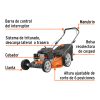 Podadora con motor a gasolina de 6 HP, 22" de corte, Truper