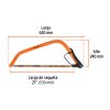 Arco jardinero tubular de 21", Truper