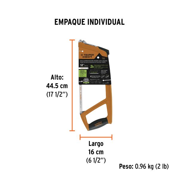 Arco 12" profesional extra pesado de 1 kg, Truper Expert