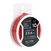 Carrete con 2,5 m de cable primario rojo calibre 10, Truper