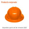 Casco de seguridad ala ancha, naranja, Truper
