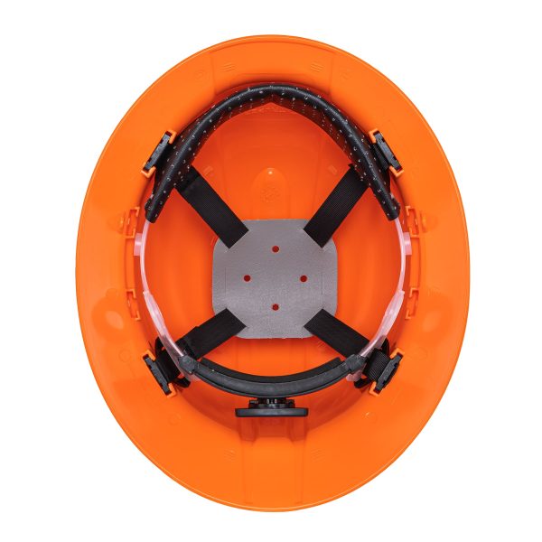 Casco de seguridad ala ancha, naranja, Truper