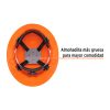 Casco de seguridad ala ancha, naranja, Truper