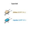 Carretilla 5.5ft3 Imponchable bastidor tubular,Truper Expert