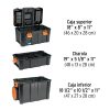 Caja para herramientas 19"x25" 3 en 1 desmontable con ruedas