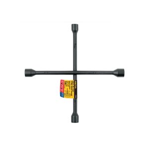 Llave de cruz 14", acabado negro mate, PRETUL